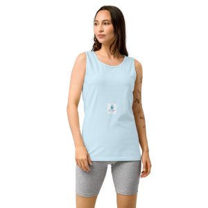 Unisex garment-dyed tank top