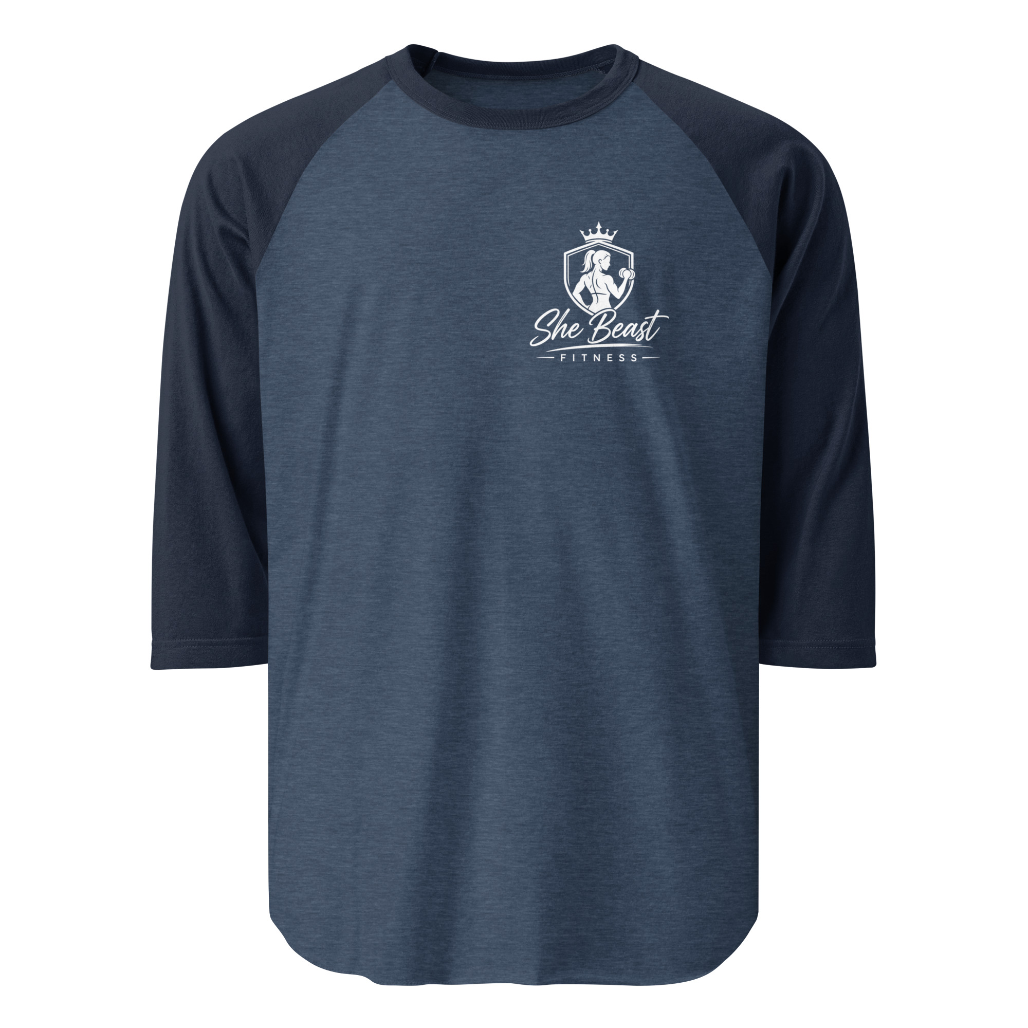 3/4 sleeve raglan shirt