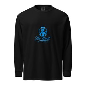 Garment-dyed heavyweight long-sleeve shirt