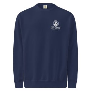 Unisex garment-dyed sweatshirt