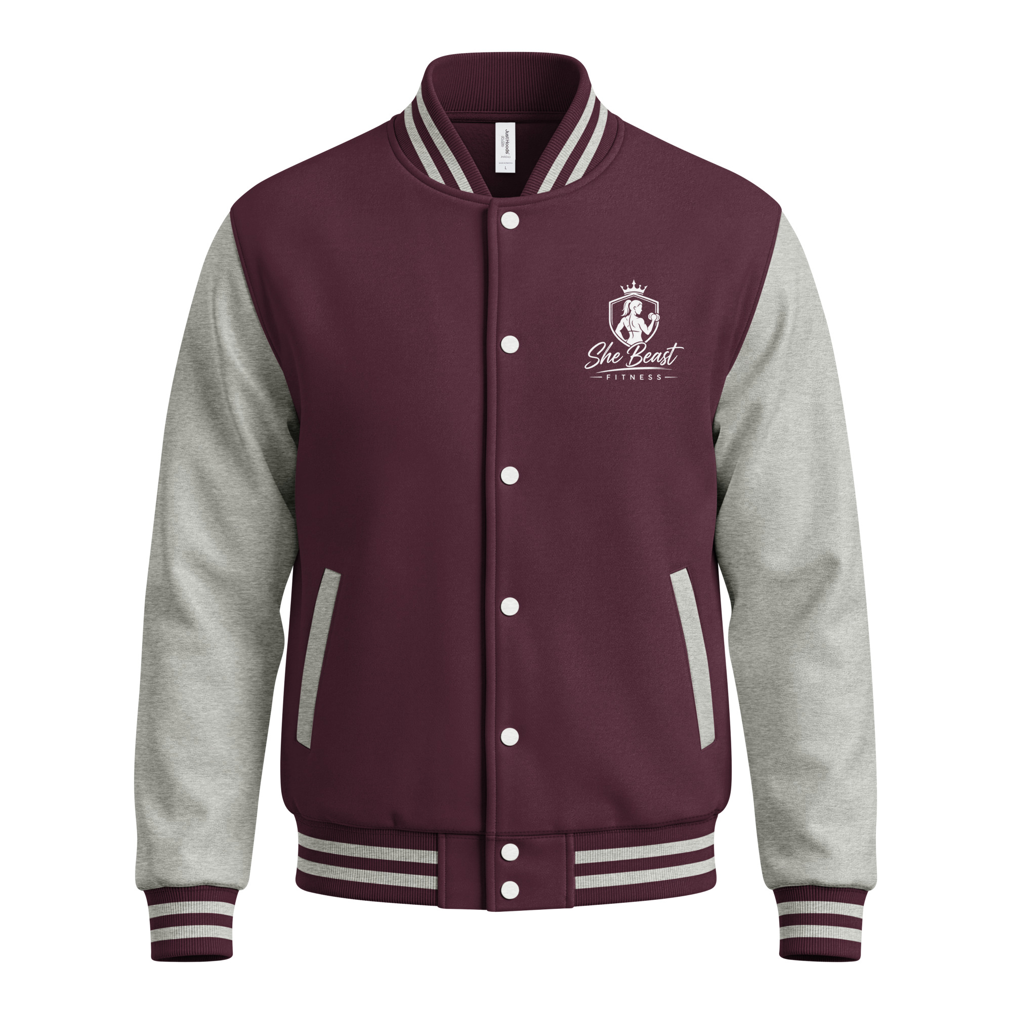 Heavyweight letterman jacket - Image 2