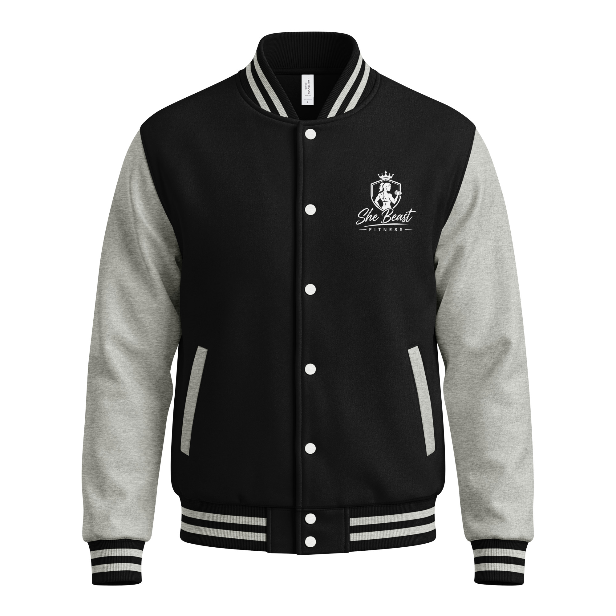 Heavyweight letterman jacket