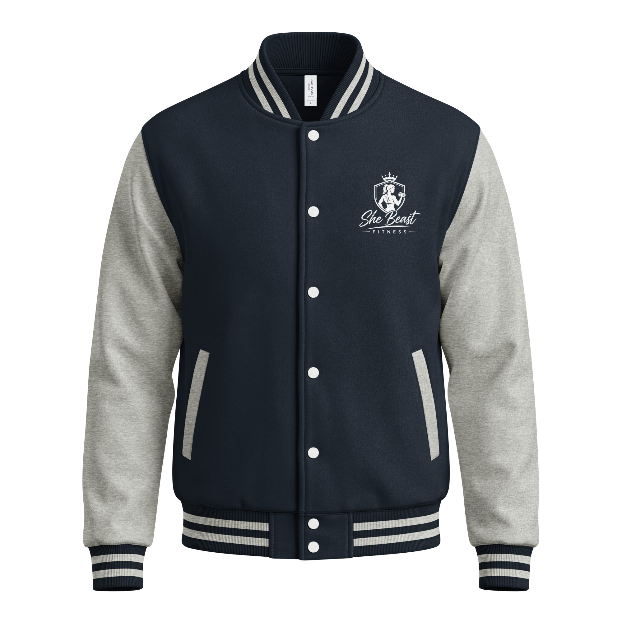 Heavyweight letterman jacket - Image 3