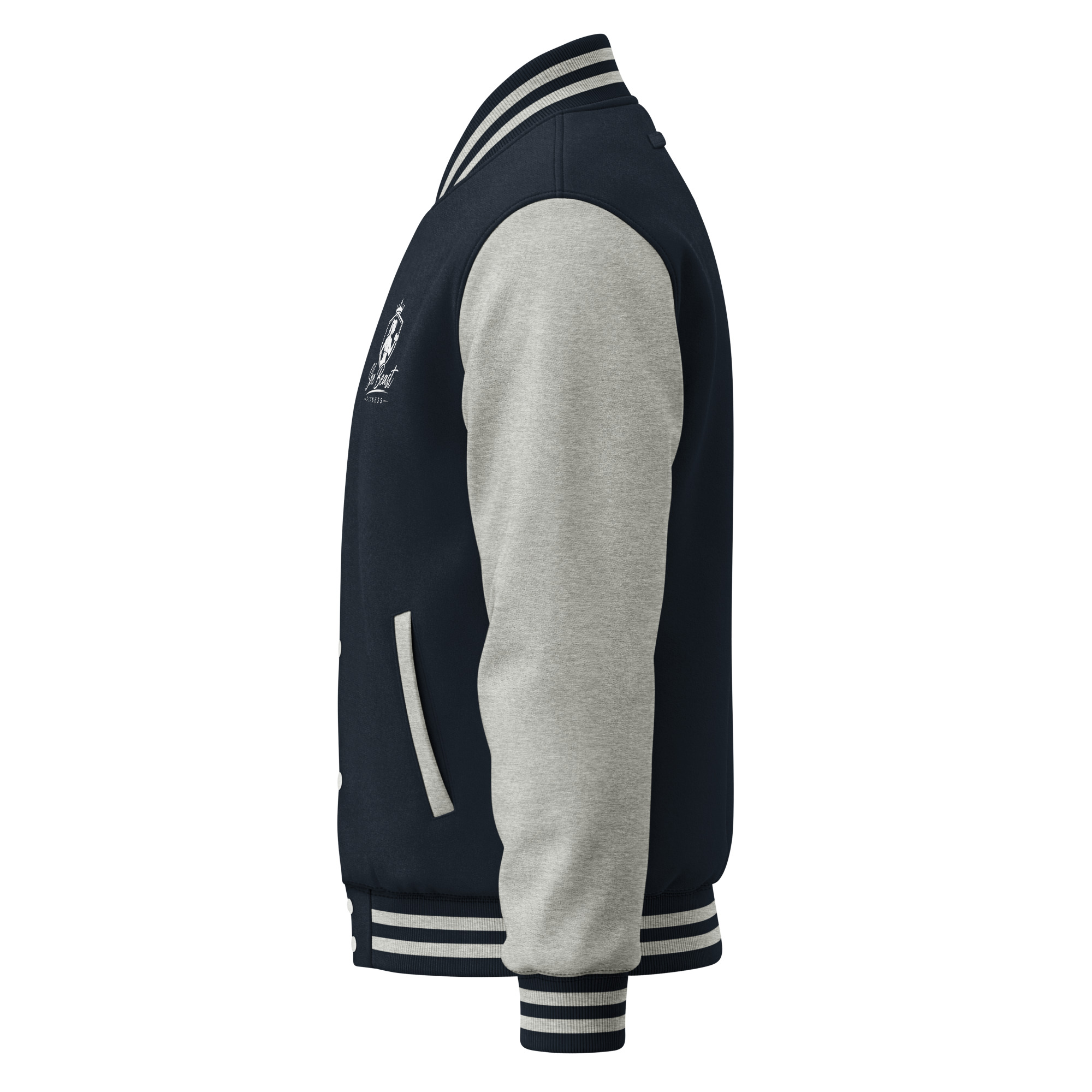 Heavyweight letterman jacket - Image 9