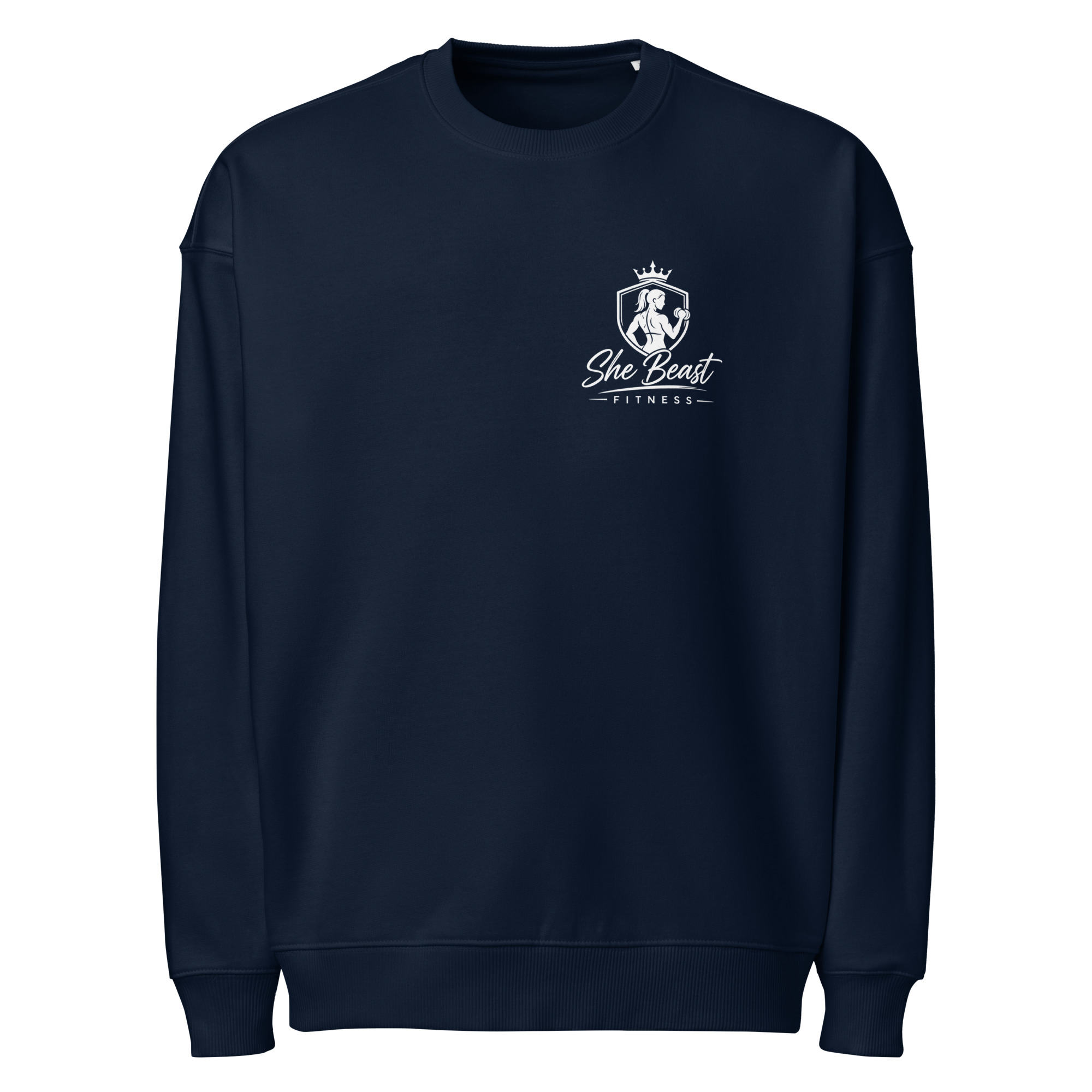 Unisex organic oversized sweatshirt - Image 2