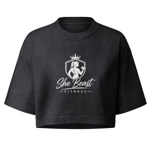 Women’s garment dye cropped tee