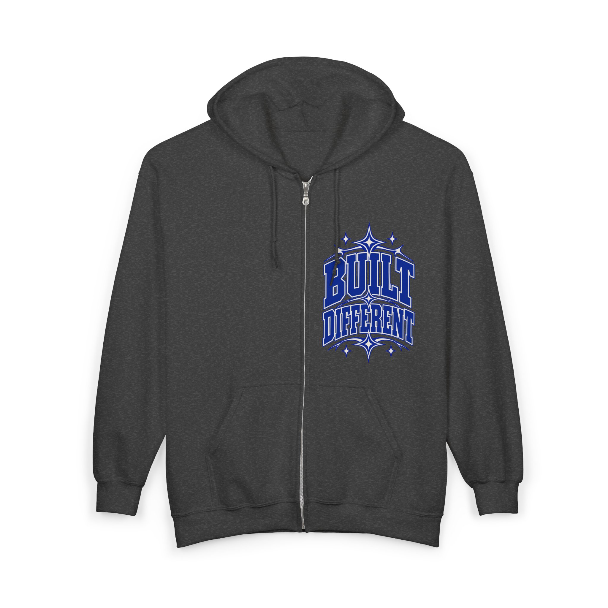 Built Different Graphic Zip-Up Hoodie - Image 10
