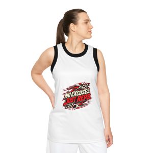 No Excuses Just Reps Basketball Jersey