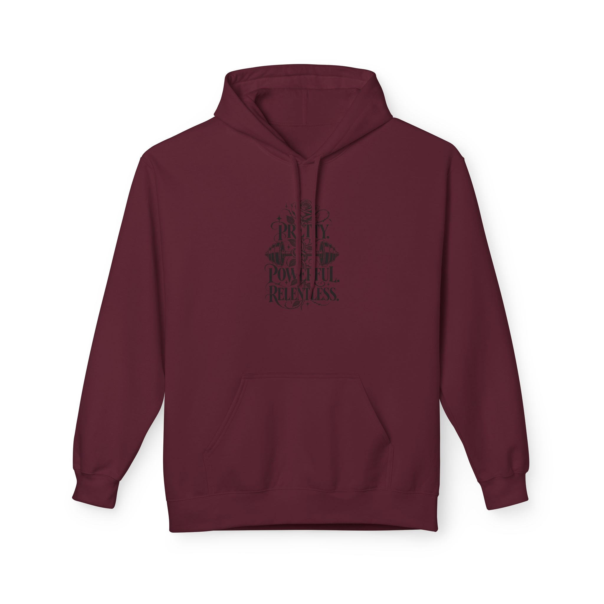 Pretty Powerful Relentless Inspirational Hoodie - Image 17