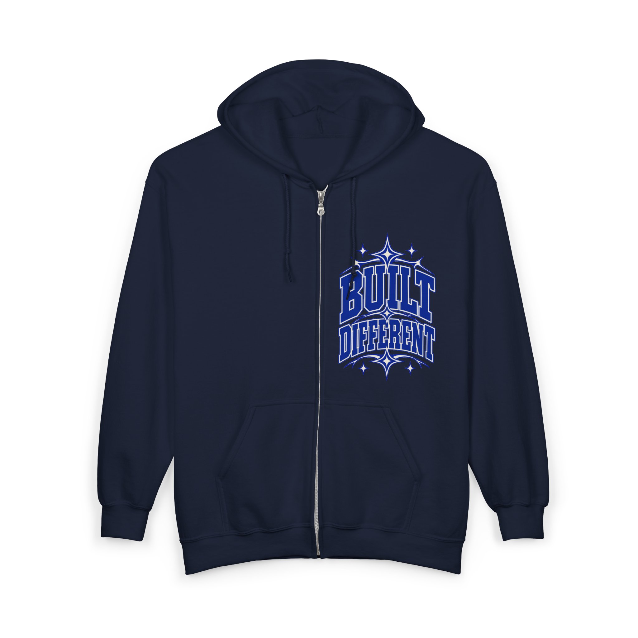 Built Different Graphic Zip-Up Hoodie - Image 14
