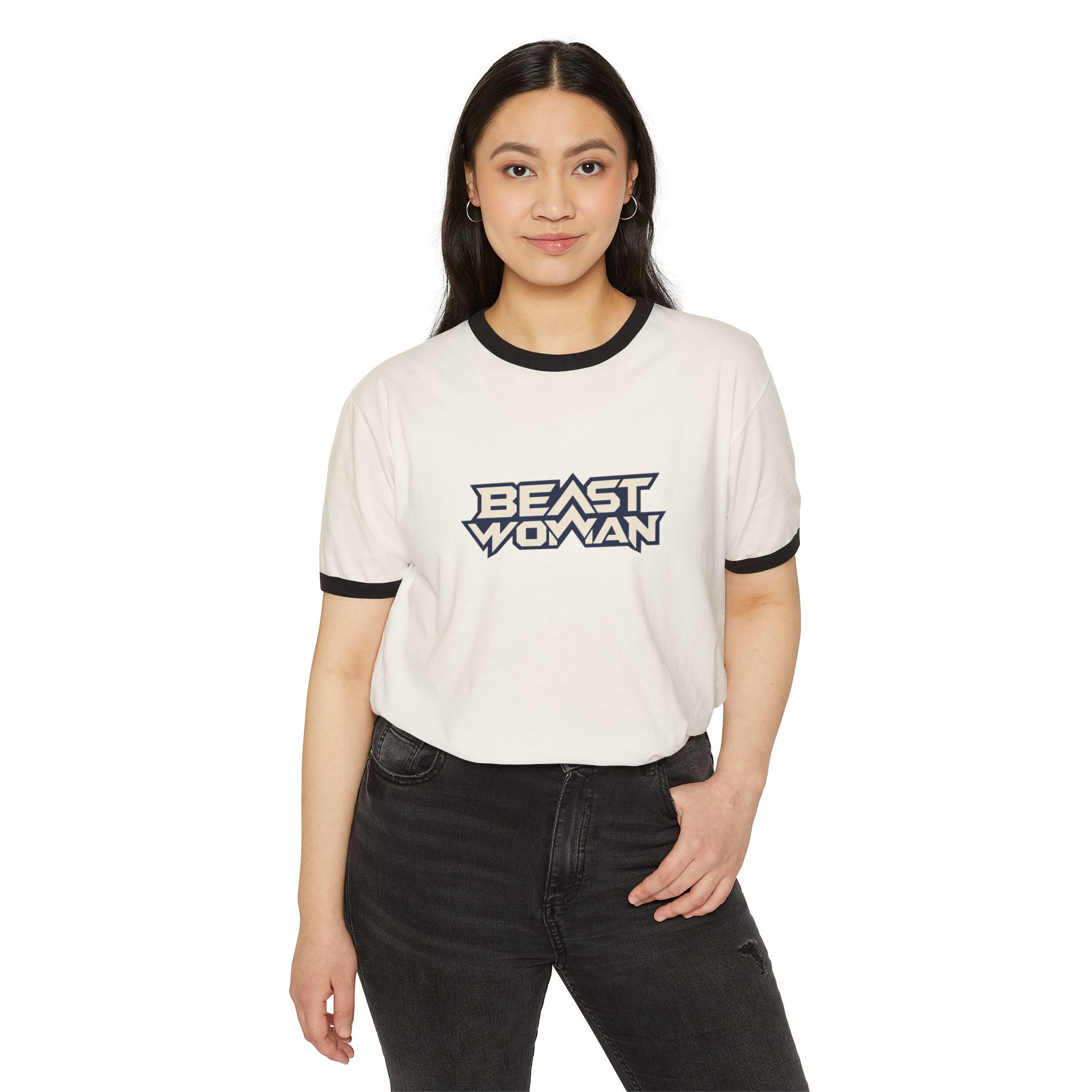 Beast Woman Ringer T-Shirt - Image 7