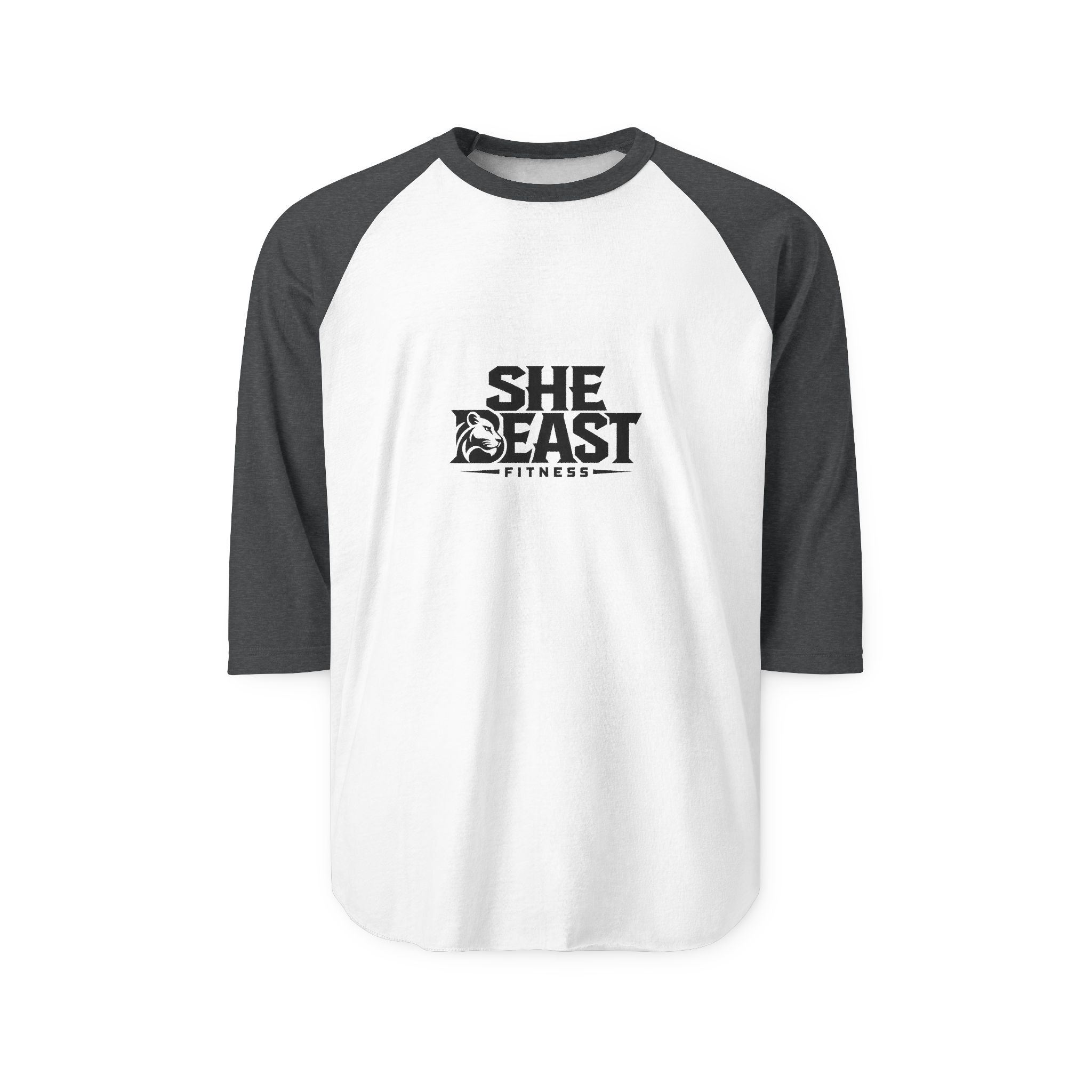 Black and White Raglan Shirt - Image 2