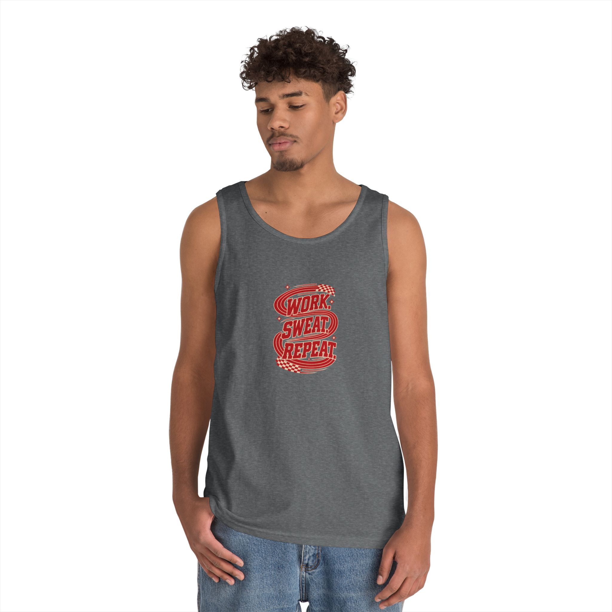 Work Sweat Repeat Workout Tank Top - Image 20