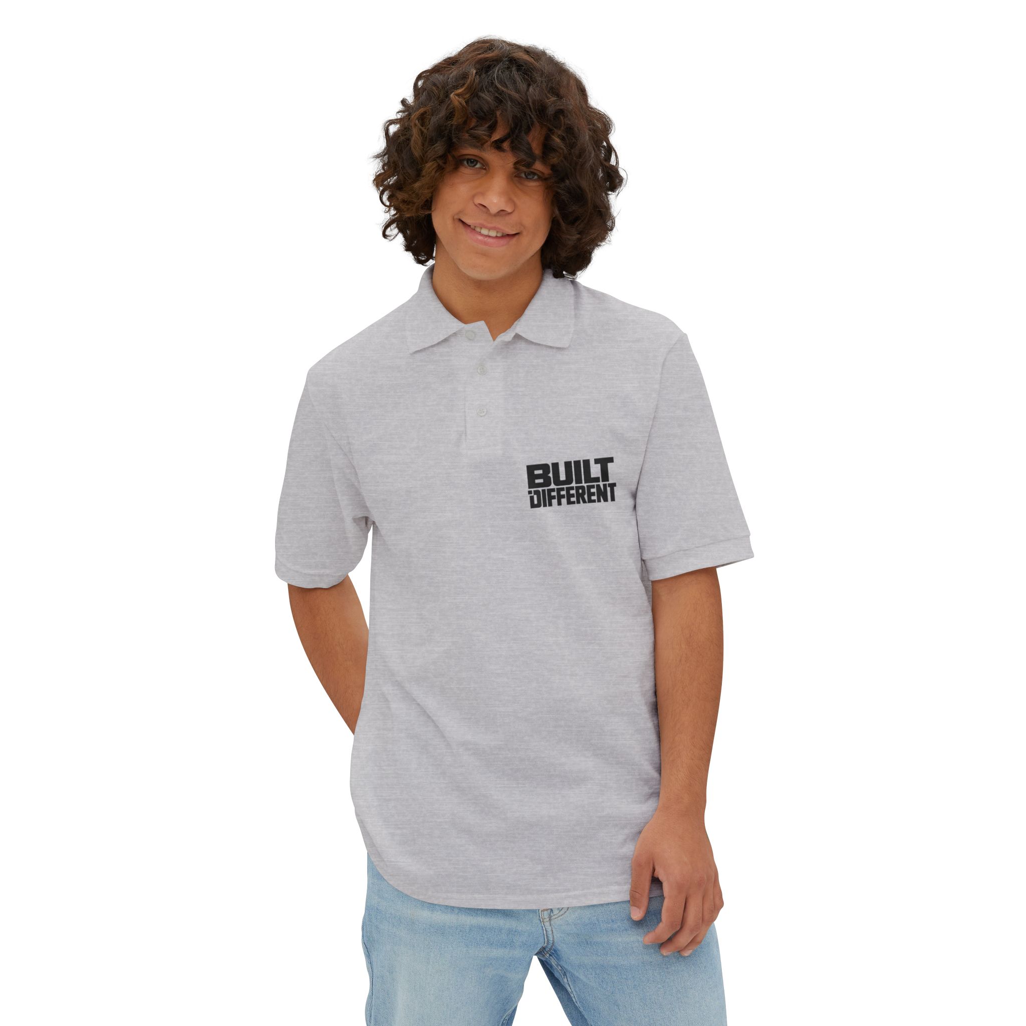 Built Different Men's Polo Shirt - Image 7