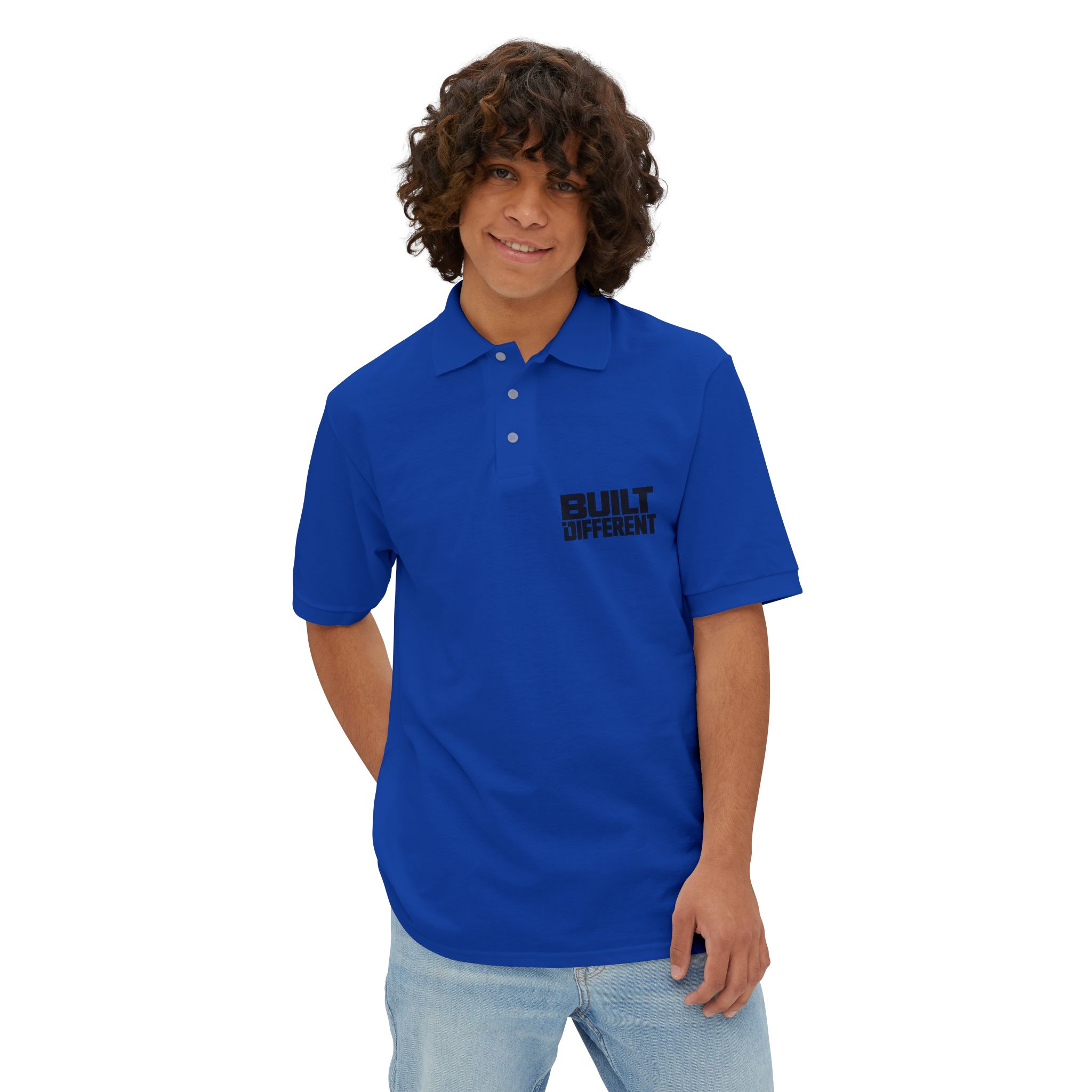 Built Different Men's Polo Shirt - Image 11
