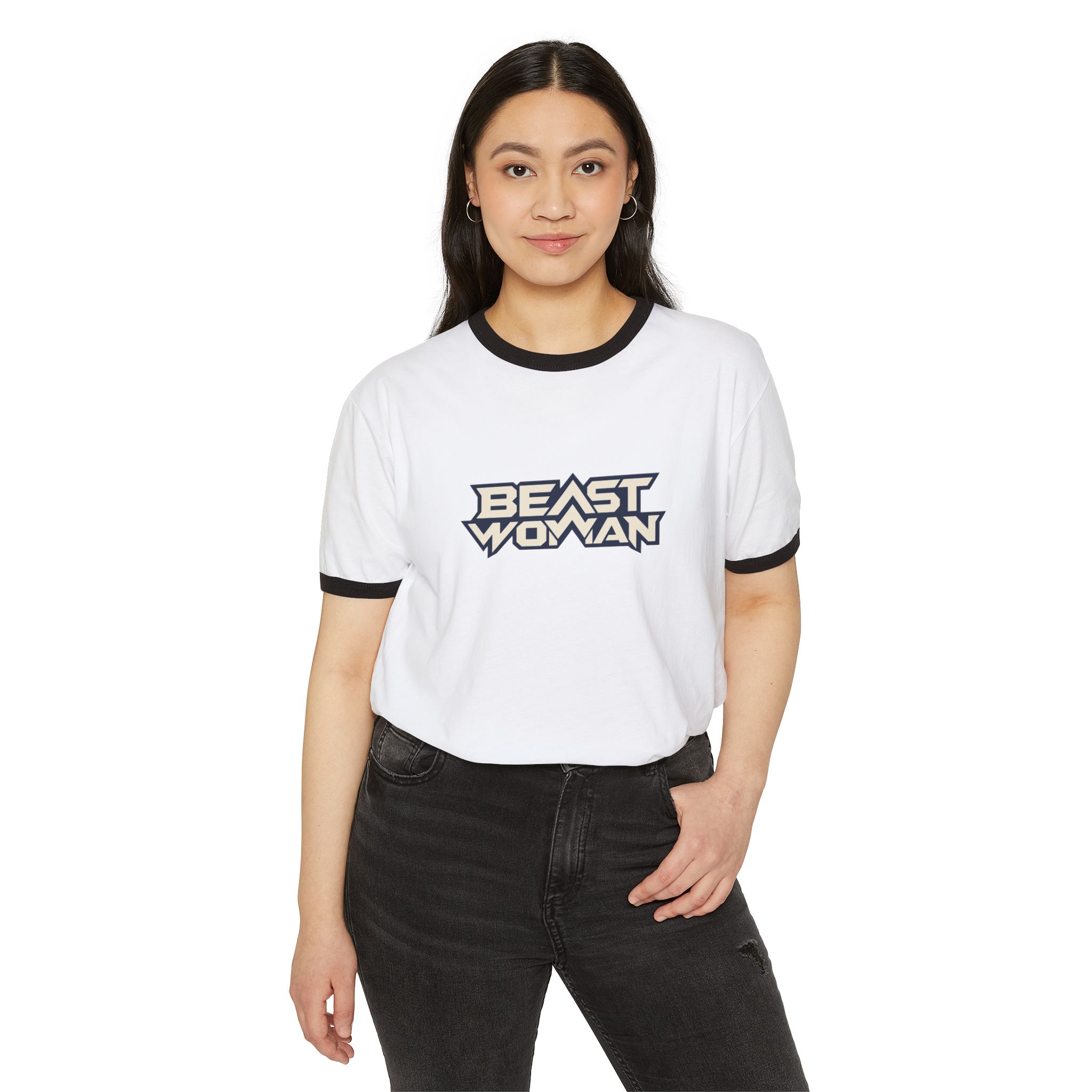 Beast Woman Ringer T-Shirt - Image 11