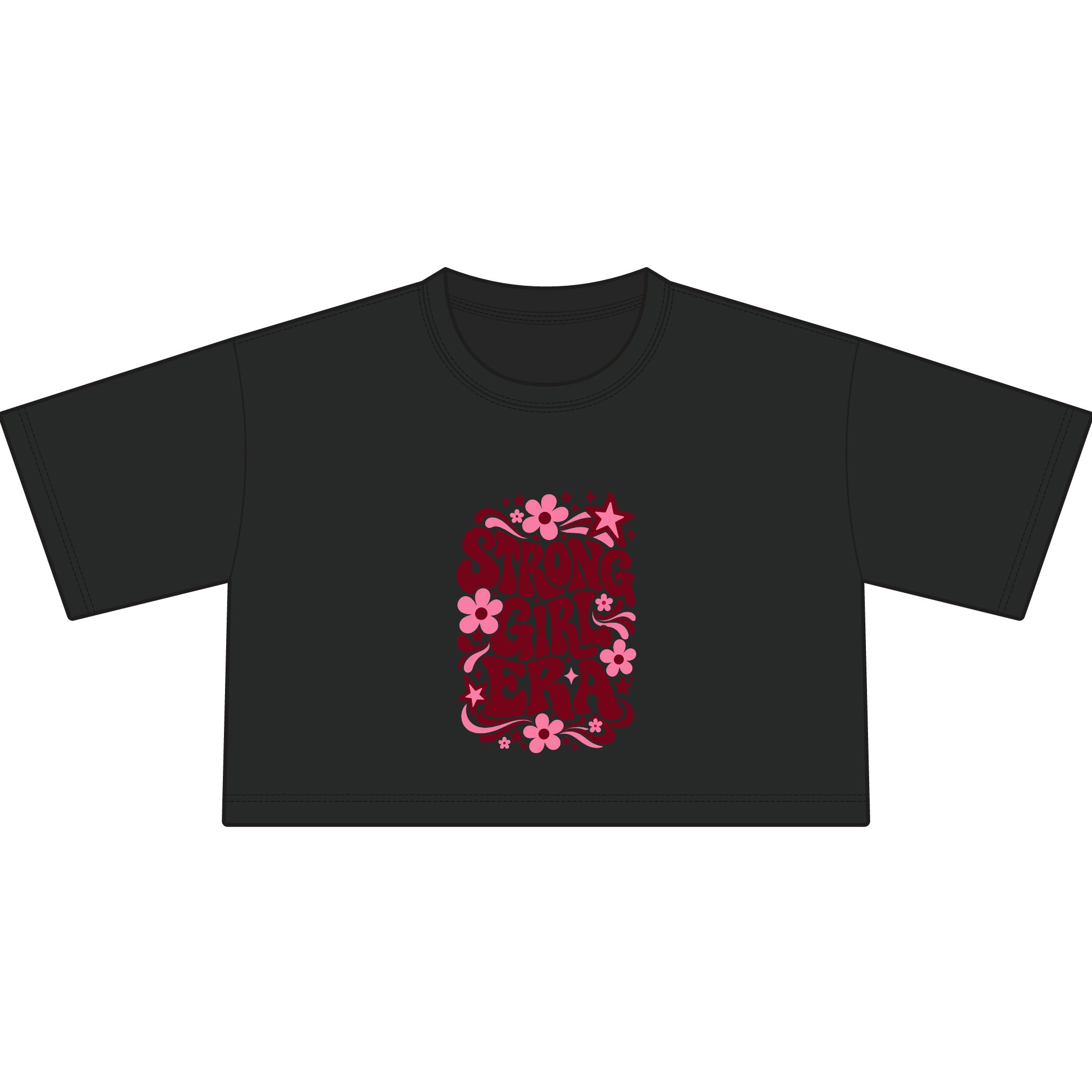 Strong Girls Era Women's Cropped Cotton T-Shirt - Image 5