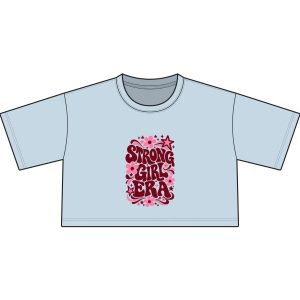 Strong Girls Era Women's Cropped Cotton T-Shirt
