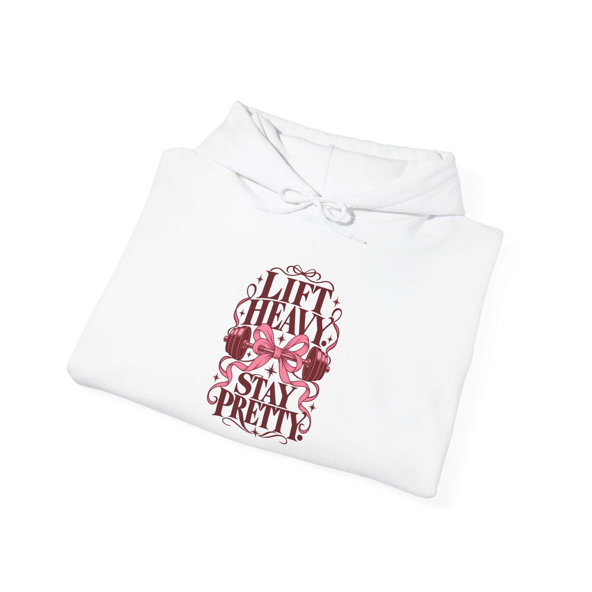 Lift Heavy Stay Pretty Graphic Hoodie - Image 4