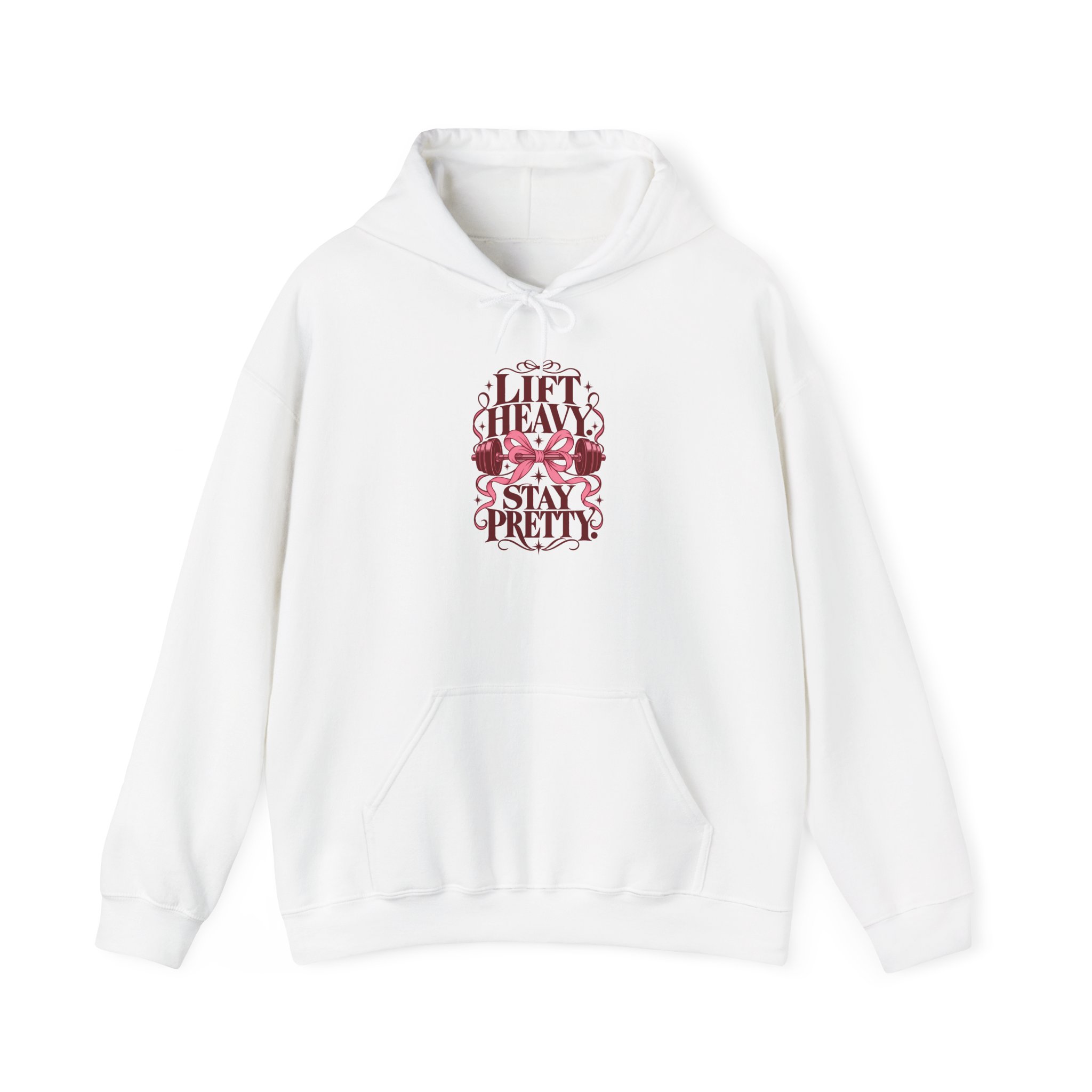 Lift Heavy Stay Pretty Graphic Hoodie