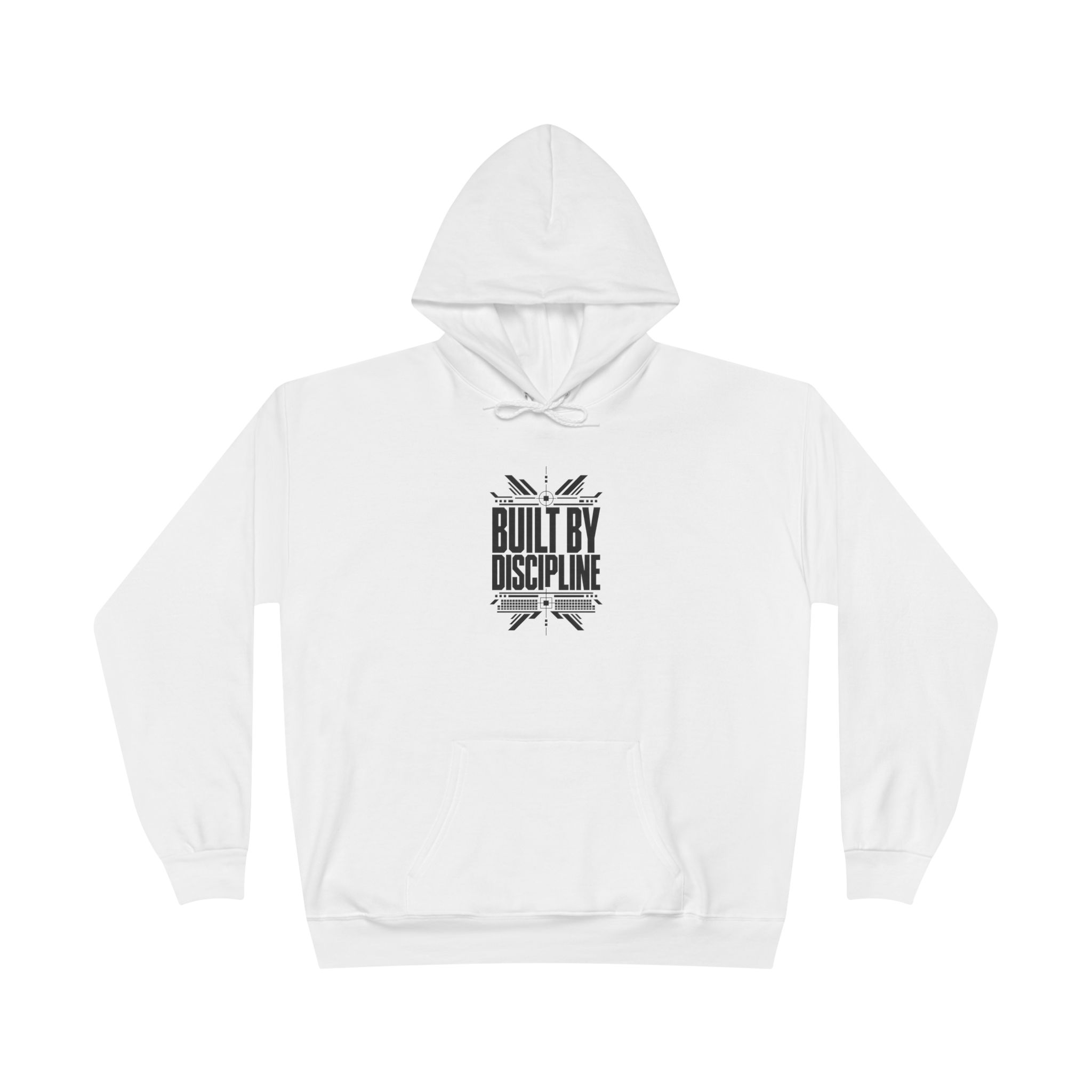 Built by Discipline Motivational Pullover Hoodie