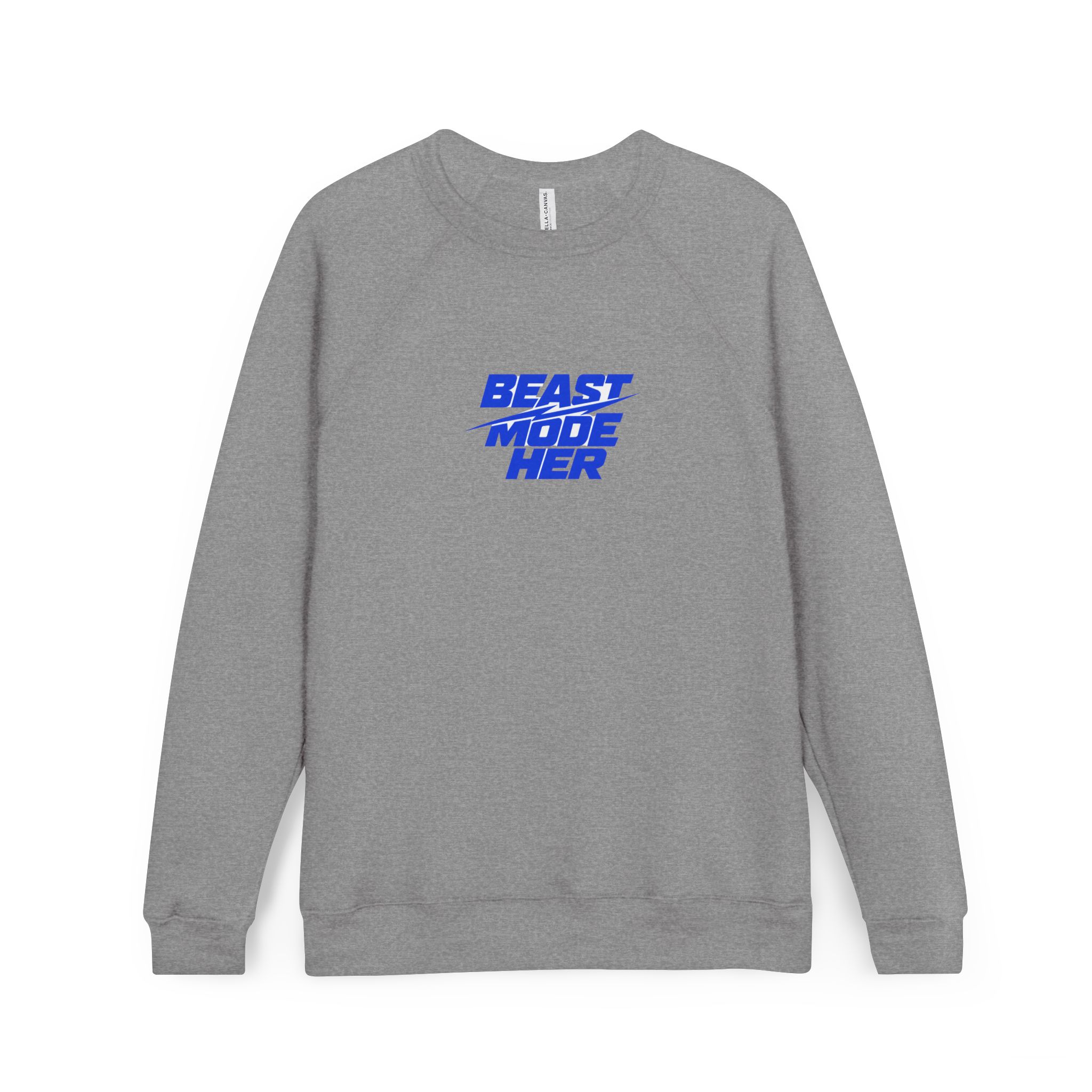 Beast Mode Motivational Raglan Sweatshirt - Image 9