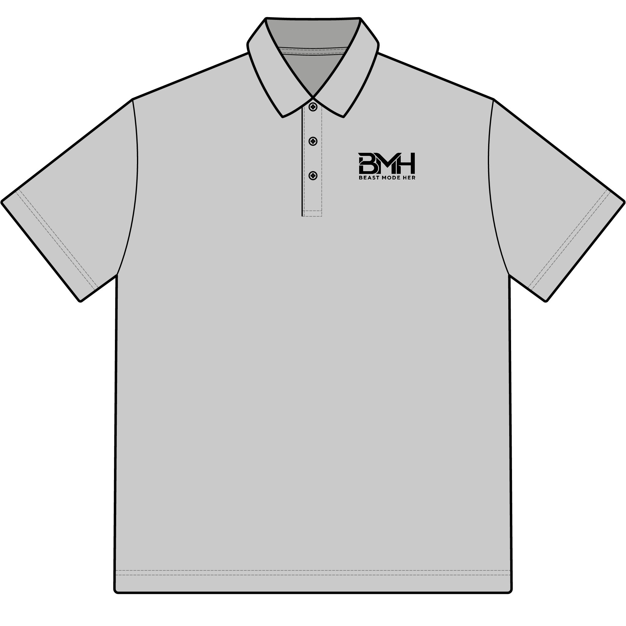 BMH Embroidered Logo Polo Shirt - Image 6