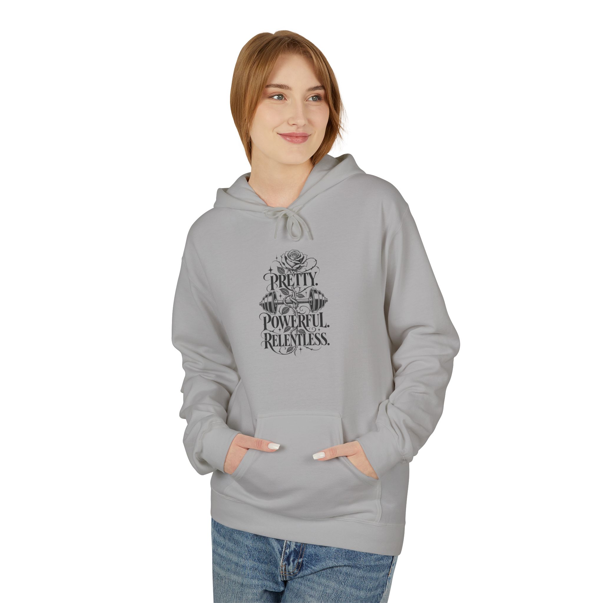 Pretty Powerful Relentless Inspirational Hoodie - Image 7