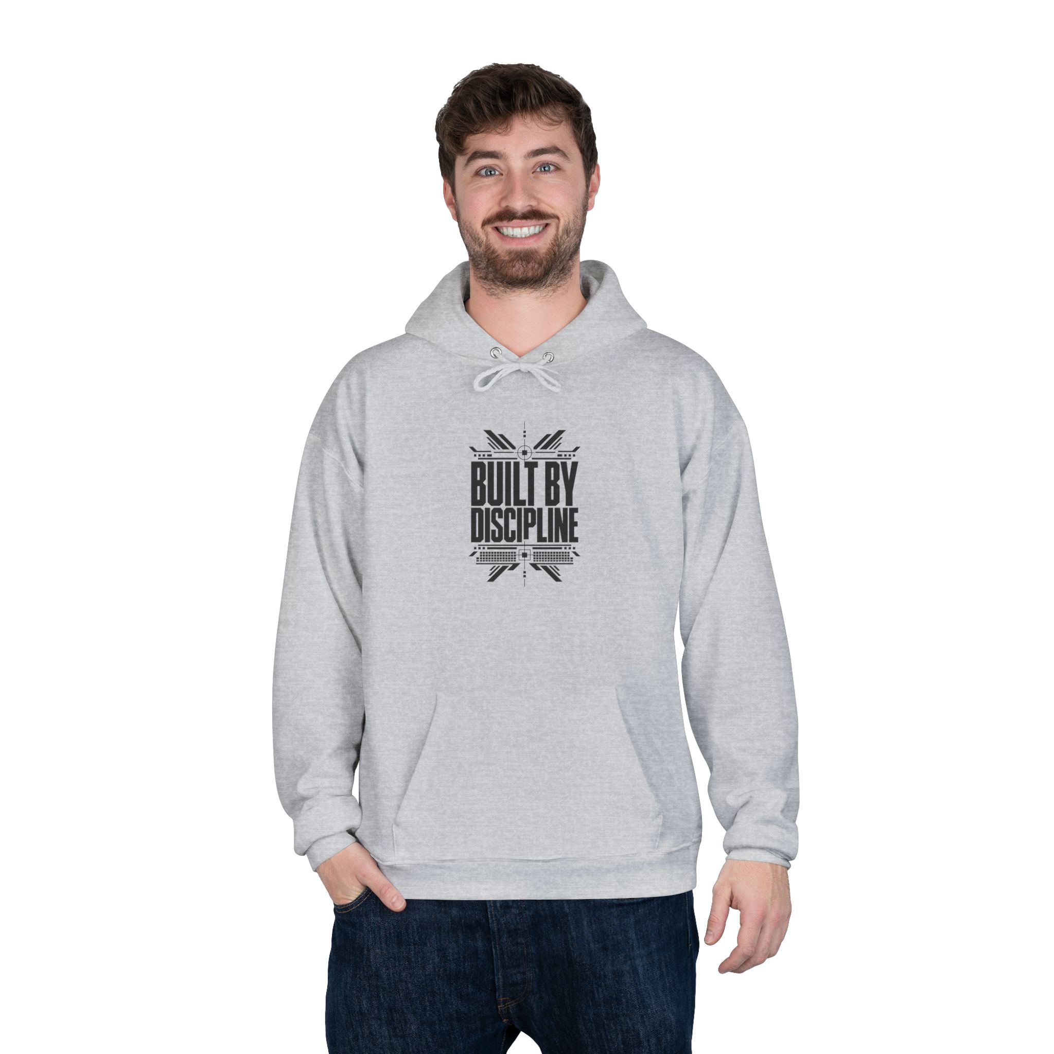 Built by Discipline Motivational Pullover Hoodie - Image 8