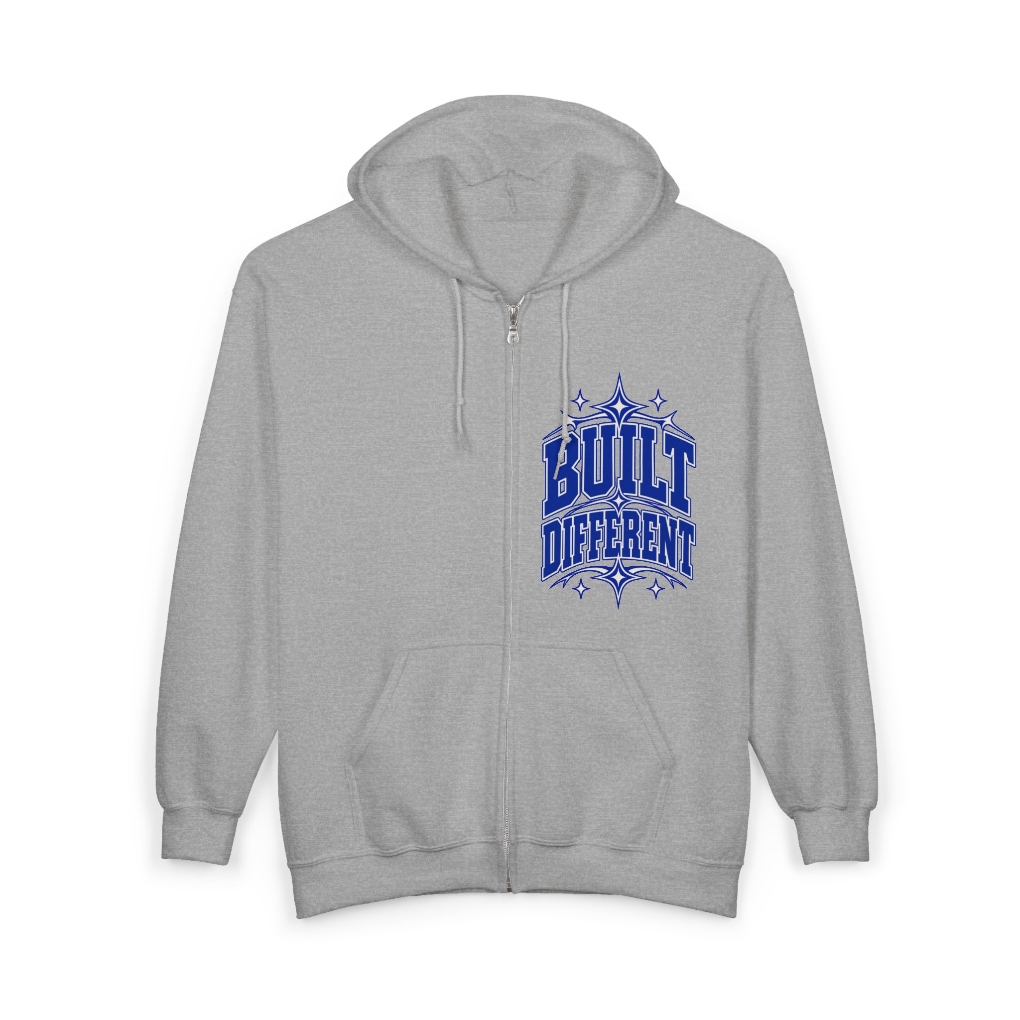 Built Different Graphic Zip-Up Hoodie - Image 5