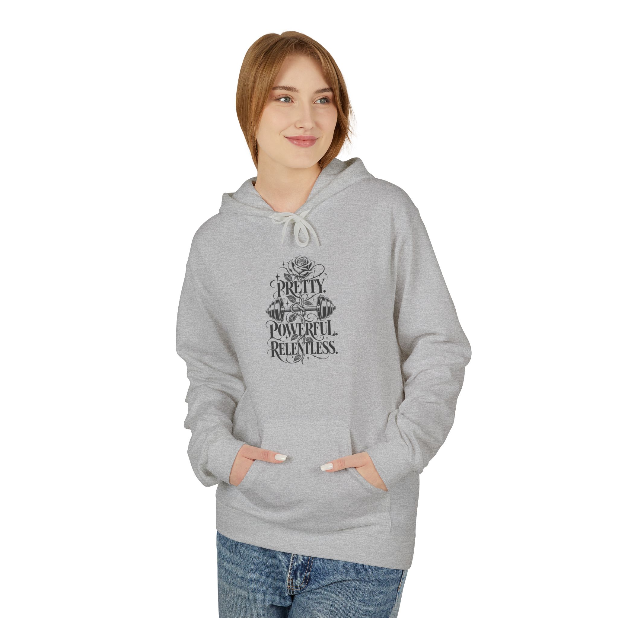Pretty Powerful Relentless Inspirational Hoodie - Image 15