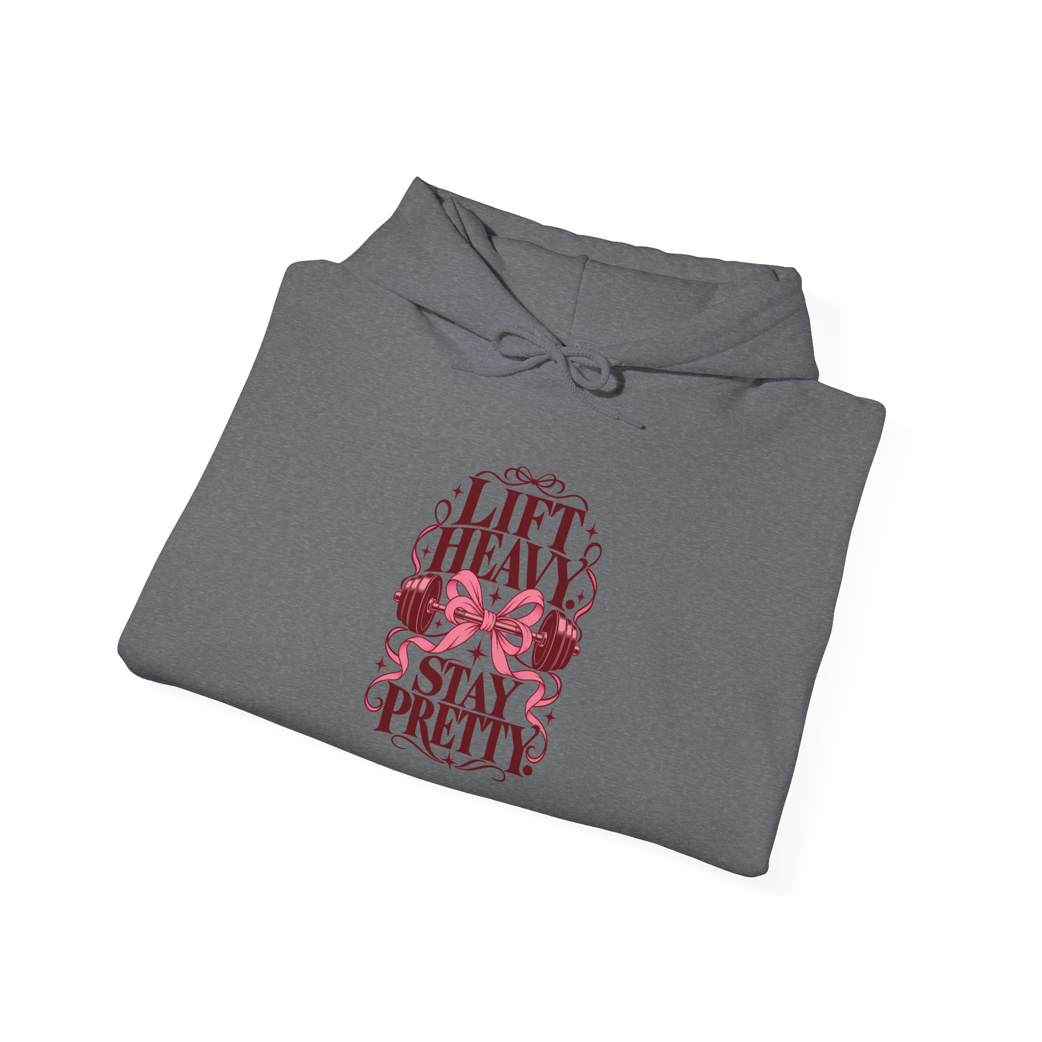 Lift Heavy Stay Pretty Graphic Hoodie - Image 25